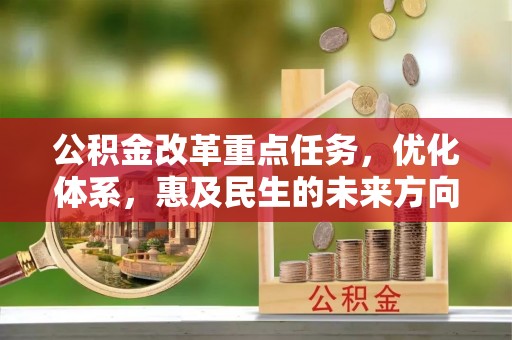 梓官公积金改革重点任务，优化体系，惠及民生的未来方向