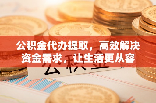 梓官公积金代办提取，高效解决资金需求，让生活更从容