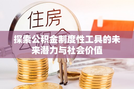 梓官探索公积金制度性工具的未来潜力与社会价值