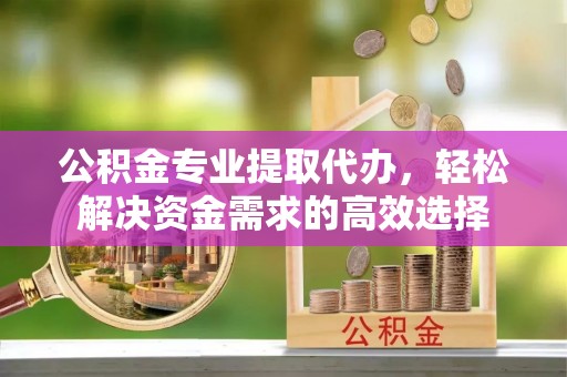 梓官公积金专业提取代办，轻松解决资金需求的高效选择