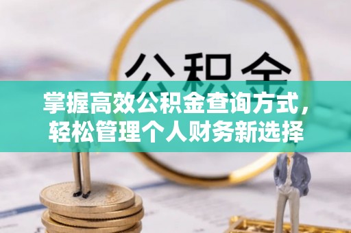 梓官掌握高效公积金查询方式，轻松管理个人财务新选择