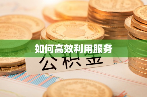 梓官如何高效利用服务