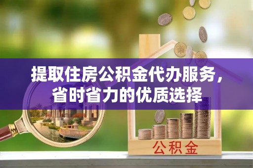 梓官提取住房公积金代办服务，省时省力的优质选择