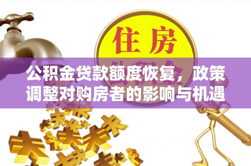 梓官公积金贷款额度恢复，政策调整对购房者的影响与机遇