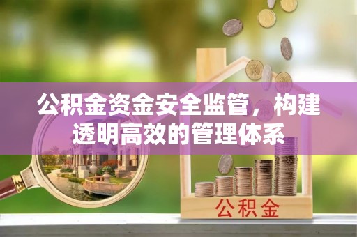 梓官公积金资金安全监管，构建透明高效的管理体系