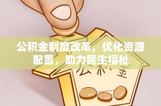梓官公积金制度改革，优化资源配置，助力民生福祉