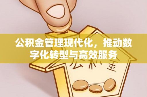 梓官公积金管理现代化，推动数字化转型与高效服务