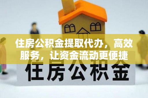 梓官住房公积金提取代办，高效服务，让资金流动更便捷