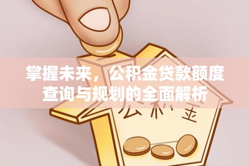 梓官掌握未来，公积金贷款额度查询与规划的全面解析