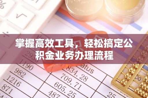 梓官掌握高效工具，轻松搞定公积金业务办理流程
