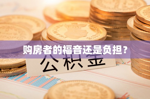 梓官购房者的福音还是负担？