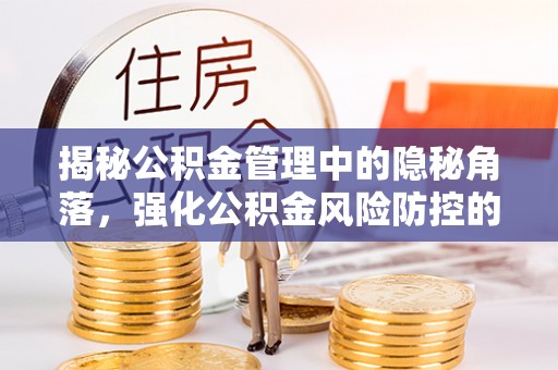 梓官揭秘公积金管理中的隐秘角落，强化公积金风险防控的必要性与路径