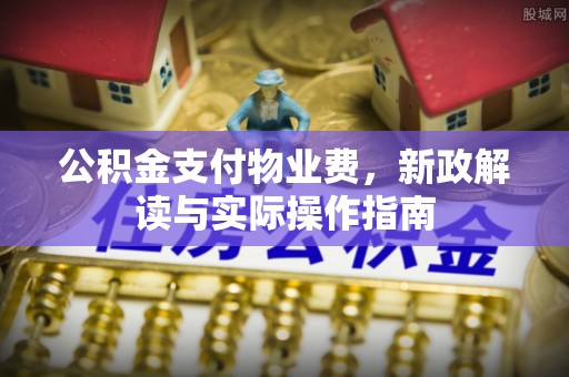 梓官公积金支付物业费，新政解读与实际操作指南