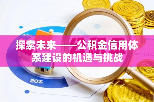 梓官探索未来——公积金信用体系建设的机遇与挑战