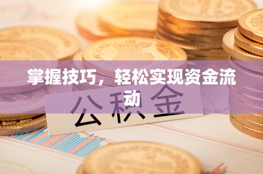梓官掌握技巧，轻松实现资金流动
